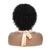 Pixie Cut Human Hair Wigs For Black Women Afro Rose Curly Funmi Glueless Wigs with Bangs Short Bouncy Curly Bob Wig With Bangs - MAGUSTA BEAUTY
