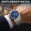 POEDAGAR Top Brand Luxury Man Wristwatch Waterproof Luminous Date Week Men Watches Stainless Steel Quartz Men's Watch Male reloj - MAGUSTA BEAUTY