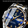 POEDAGAR Top Brand Luxury Man Wristwatch Waterproof Luminous Date Week Men Watches Stainless Steel Quartz Men's Watch Male reloj - MAGUSTA BEAUTY