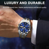 POEDAGAR Top Brand Luxury Man Wristwatch Waterproof Luminous Date Week Men Watches Stainless Steel Quartz Men's Watch Male reloj - MAGUSTA BEAUTY