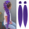 Purple Braiding Hair Pre Stretched Long Synthetic Braiding hair Extensions for Stage Party Halloween Costume Cosplay - MAGUSTA BEAUTY