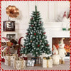 PVC Artificial Christmas Tree Spray White Pinecone Red Fruit Christmas Tree 1.2m - 2.1m Christmas Party Atmosphere Home Decoration - MAGUSTA BEAUTY