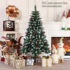 PVC Artificial Christmas Tree Spray White Pinecone Red Fruit Christmas Tree 1.2m - 2.1m Christmas Party Atmosphere Home Decoration - MAGUSTA BEAUTY