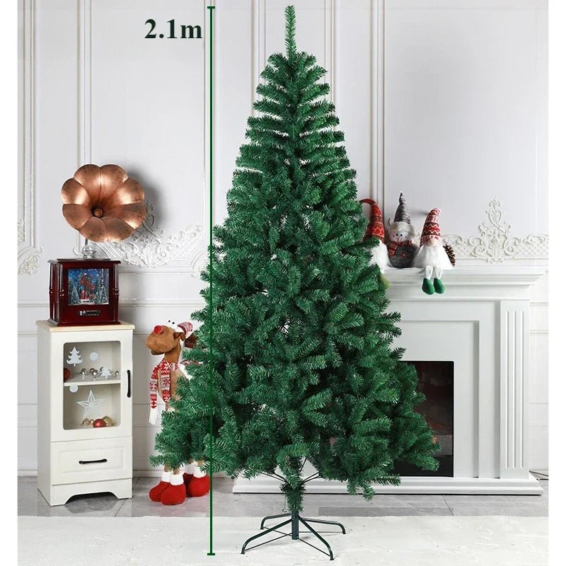 PVC Christmas Tree Encrypted Artificial Fir Decorative Tree Indoor and Outdoor Christmas Atmosphere Decoration Pieces 0.9m~3m - MAGUSTA BEAUTY