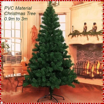 PVC Christmas Tree Encrypted Artificial Fir Decorative Tree Indoor and Outdoor Christmas Atmosphere Decoration Pieces 0.9m~3m - MAGUSTA BEAUTY