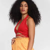 Red Bandage Sexy Y2K Halter Cross Wrap Deep V Neck Crop Tops Women Backless Camis Female Sleeveless Cropped 2023 Summer New Tank - MAGUSTA BEAUTY