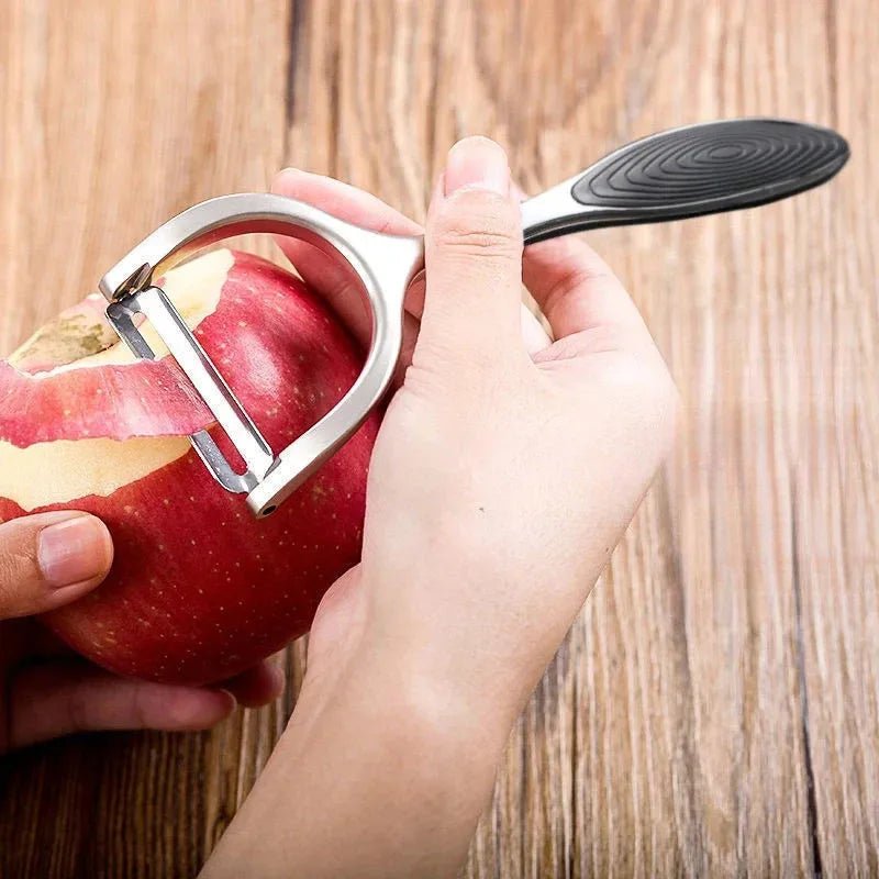 Serrated Blade/Flat Edge Peeler Potato Peeler Slicer Knife Watermelon/Melon Grater Kitchen Multi - Purpose Tool - MAGUSTA BEAUTY