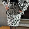 Sexy Deep V-neck Woolen Jackets Women's Hollow Up Waist Split Flare Long Sleeves Metal Buckle Coat High Street Fashion Jacket - MAGUSTA BEAUTY