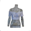 Sexy Off Shoulder Twist Bow Bare Midriff Short T Shirt Women Short Sleeves Bottoming Shirt Ladies Tee Shirt Tops Camisetas Mujer - MAGUSTA BEAUTY