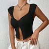 Sexy Square - neck Pink Tank Tops Korean Fashion Summer Sexy Women Clothes Slim Tees Woman V Neck Y2K Sleeveless 2024 Streetwear - MAGUSTA BEAUTY