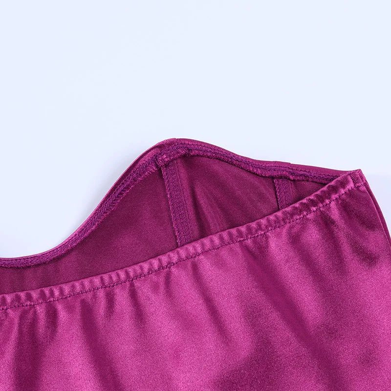 Sexy Women Tube Tops Solid Sleeveless Slim Skinny Corset Cropped Top 2024 Summer Casual Elegant Female Strapless Vest - MAGUSTA BEAUTY