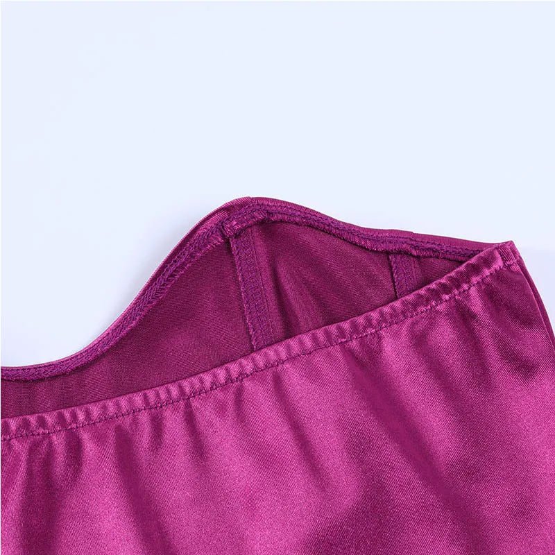 Sexy Women Tube Tops Solid Sleeveless Slim Skinny Corset Cropped Top 2024 Summer Casual Elegant Female Strapless Vest - MAGUSTA BEAUTY