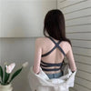 Sexy Women Vest Crop Top Sleeveless Vests Beach Women Sports Vest Tops Camisole Party Backless Suspenders Straps Underdress - MAGUSTA BEAUTY