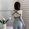 Sexy Women Vest Crop Top Sleeveless Vests Beach Women Sports Vest Tops Camisole Party Backless Suspenders Straps Underdress - MAGUSTA BEAUTY