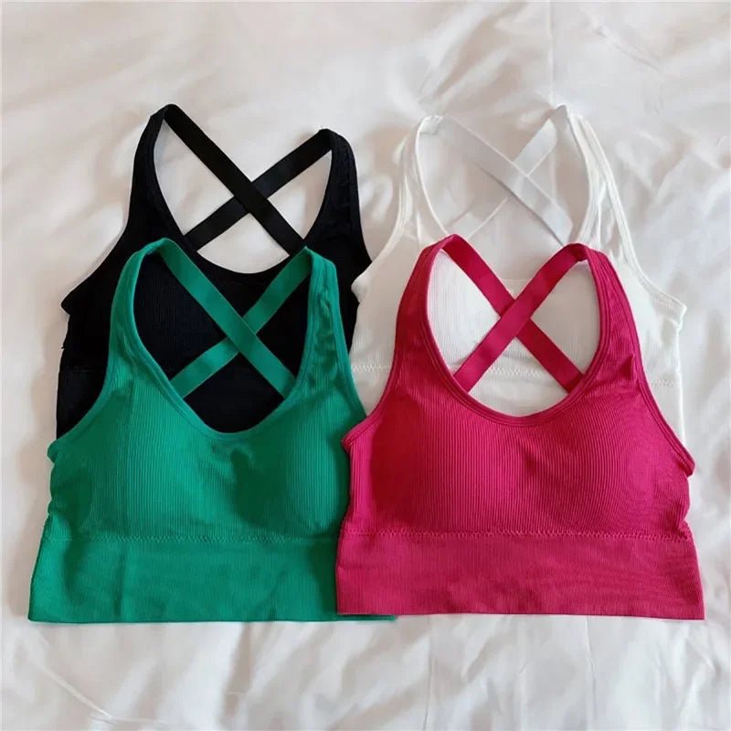 Sexy Women Vest Crop Top Sleeveless Vests Beach Women Sports Vest Tops Camisole Party Backless Suspenders Straps Underdress - MAGUSTA BEAUTY