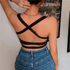 Sexy Women Vest Crop Top Sleeveless Vests Beach Women Sports Vest Tops Camisole Party Backless Suspenders Straps Underdress - MAGUSTA BEAUTY