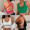 Sexy Women Vest Crop Top Sleeveless Vests Beach Women Sports Vest Tops Camisole Party Backless Suspenders Straps Underdress - MAGUSTA BEAUTY