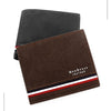 Short Men Wallets Zipper Coin Pocket Slim Card Holder Name Engraved Luxury Male Purses High Quality PU Leather Men's Wallet - MAGUSTA BEAUTY