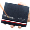 Short Men Wallets Zipper Coin Pocket Slim Card Holder Name Engraved Luxury Male Purses High Quality PU Leather Men's Wallet - MAGUSTA BEAUTY