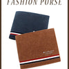 Short Men Wallets Zipper Coin Pocket Slim Card Holder Name Engraved Luxury Male Purses High Quality PU Leather Men's Wallet - MAGUSTA BEAUTY