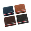 Short Men Wallets Zipper Coin Pocket Slim Card Holder Name Engraved Luxury Male Purses High Quality PU Leather Men's Wallet - MAGUSTA BEAUTY