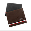 Short Men Wallets Zipper Coin Pocket Slim Card Holder Name Engraved Luxury Male Purses High Quality PU Leather Men's Wallet - MAGUSTA BEAUTY