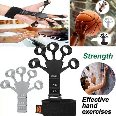 Silicone Grip Training and Exercise Finger Exercise Stretcher Hand Strengthener Arthritis Grip Trainer Hand Brush Expander Grips - MAGUSTA BEAUTY