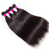 Silky Straight Bundles Human Hair Remy Brazilian Hair Extensions 1/3/4 PCS Natural Black Hair Weave Bundles 14 - 30 Inches - MAGUSTA BEAUTY