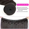 Silky Straight Bundles Human Hair Remy Brazilian Hair Extensions 1/3/4 PCS Natural Black Hair Weave Bundles 14 - 30 Inches - MAGUSTA BEAUTY