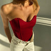 Sleeveless Off Shoulder Vest Women Fashion Sexy Tops Vest Female Solid Color Summer Backless Tops For Ladies Outwear - MAGUSTA BEAUTY