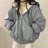 Smvp Winter Thicken Warm Parkas Women Fashion Double Sided Hooded Fleece Coat Ladies Korean Loose Long Sleeve Zip Up Jackets - MAGUSTA BEAUTY