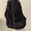 Smvp Winter Thicken Warm Parkas Women Fashion Double Sided Hooded Fleece Coat Ladies Korean Loose Long Sleeve Zip Up Jackets - MAGUSTA BEAUTY