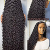 Snwprin 360 HD Full Lace Curly Human Hair Wigs Preplucked 13x6 Lace Frontal Wig Deep Wave Glueless Human Hair Ready To Wear 30In - MAGUSTA BEAUTY
