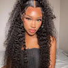 Snwprin 360 HD Full Lace Curly Human Hair Wigs Preplucked 13x6 Lace Frontal Wig Deep Wave Glueless Human Hair Ready To Wear 30In - MAGUSTA BEAUTY