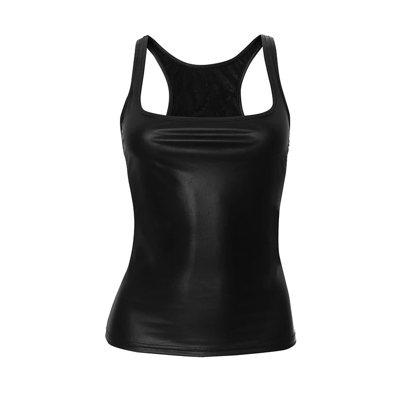 Solid Tank Top Women Edgy Clothes Y2k Accessories Sleeveless Ropa De Mujer Square Collar Camison Verano Korean Fashion Clothing - MAGUSTA BEAUTY