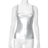 Solid Tank Top Women Edgy Clothes Y2k Accessories Sleeveless Ropa De Mujer Square Collar Camison Verano Korean Fashion Clothing - MAGUSTA BEAUTY