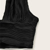 Solid White Backless Crop Halter Top Women Summer Y2K Club Grunge Clothes Deep V - neck Backless Sleeveless Tank Top Streetwear - MAGUSTA BEAUTY