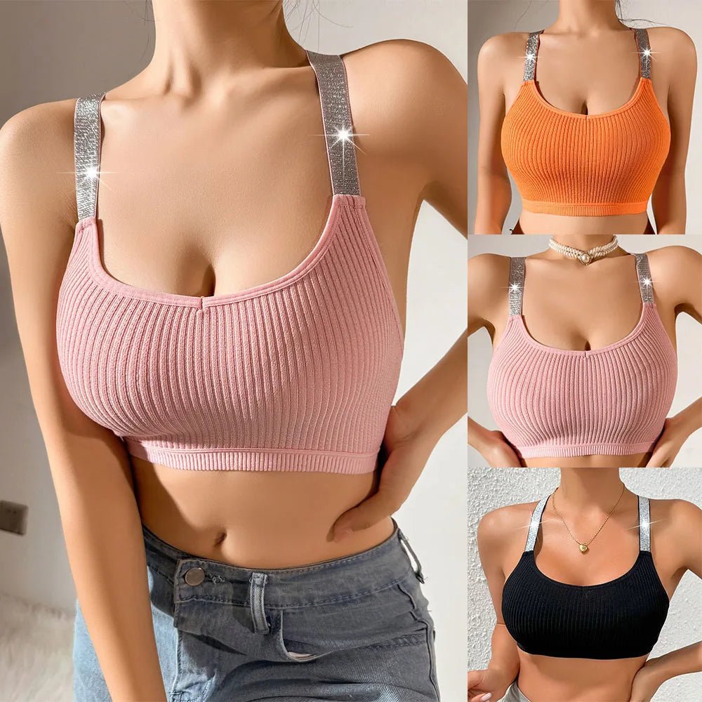 Sport Bra Soft Backless Women Fitness Bra Street Style Vest Gym Sports Top Push Up Bra Breathable Lingerie Underwear Tops Sexys - MAGUSTA BEAUTY