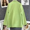 Spring Autumn High Quality Long Sleeve Female Blazer Double Button Jacket Ladies Business Work Wear Formal Coat Women Outerwea - MAGUSTA BEAUTY