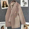 Spring Autumn High Quality Long Sleeve Female Blazer Double Button Jacket Ladies Business Work Wear Formal Coat Women Outerwea - MAGUSTA BEAUTY