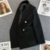 Spring Autumn High Quality Long Sleeve Female Blazer Double Button Jacket Ladies Business Work Wear Formal Coat Women Outerwea - MAGUSTA BEAUTY