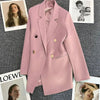 Spring Autumn High Quality Long Sleeve Female Blazer Double Button Jacket Ladies Business Work Wear Formal Coat Women Outerwea - MAGUSTA BEAUTY
