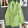 Spring Autumn High Quality Long Sleeve Female Blazer Double Button Jacket Ladies Business Work Wear Formal Coat Women Outerwea - MAGUSTA BEAUTY