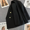Spring Autumn High Quality Long Sleeve Female Blazer Double Button Jacket Ladies Business Work Wear Formal Coat Women Outerwea - MAGUSTA BEAUTY