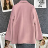 Spring Autumn High Quality Long Sleeve Female Blazer Double Button Jacket Ladies Business Work Wear Formal Coat Women Outerwea - MAGUSTA BEAUTY