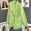 Spring Autumn High Quality Long Sleeve Female Blazer Double Button Jacket Ladies Business Work Wear Formal Coat Women Outerwea - MAGUSTA BEAUTY