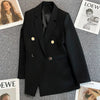 Spring Autumn High Quality Long Sleeve Female Blazer Double Button Jacket Ladies Business Work Wear Formal Coat Women Outerwea - MAGUSTA BEAUTY