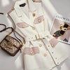 Spring Summer Jacket Vest Color Block Coffee Sleeveless Blazers Waistcoat Retro Female Outerwear All - match Fashion Office Lady - MAGUSTA BEAUTY