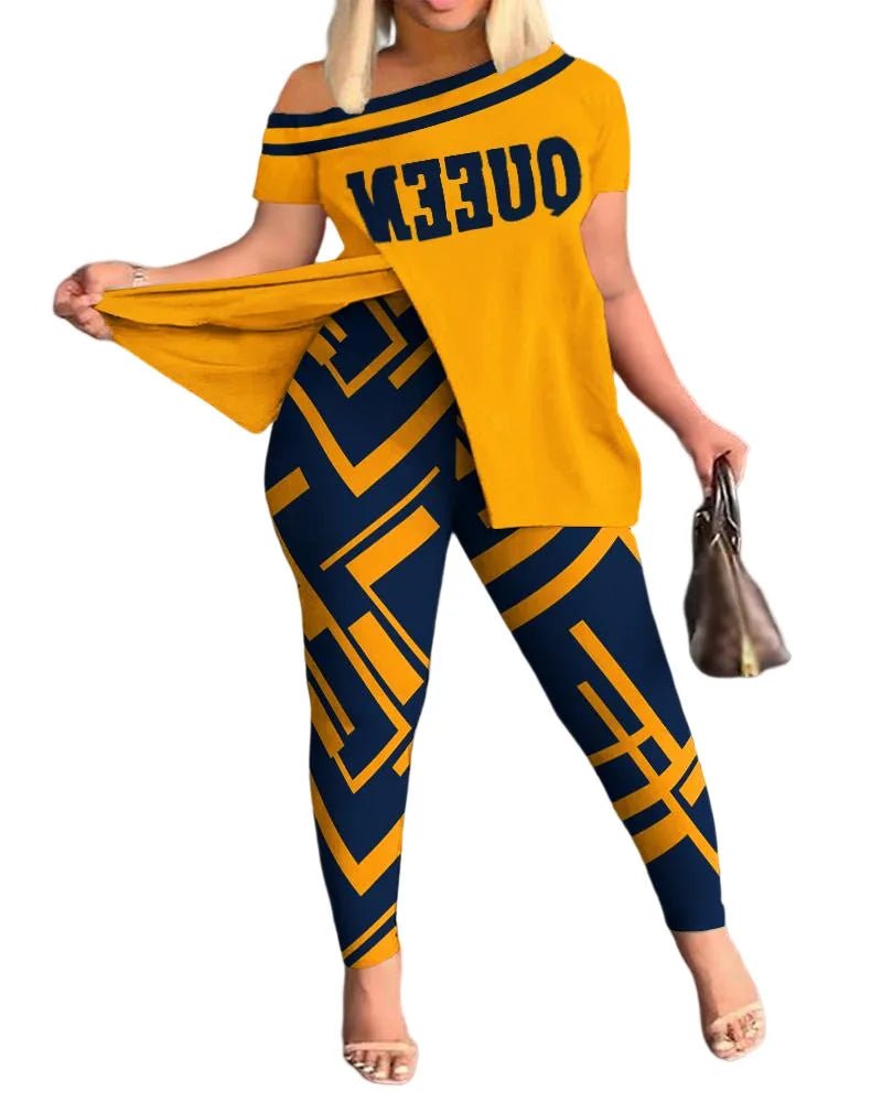 Spring Summer Printing Fashion New Suit 2 - piece set Women - MAGUSTA BEAUTY