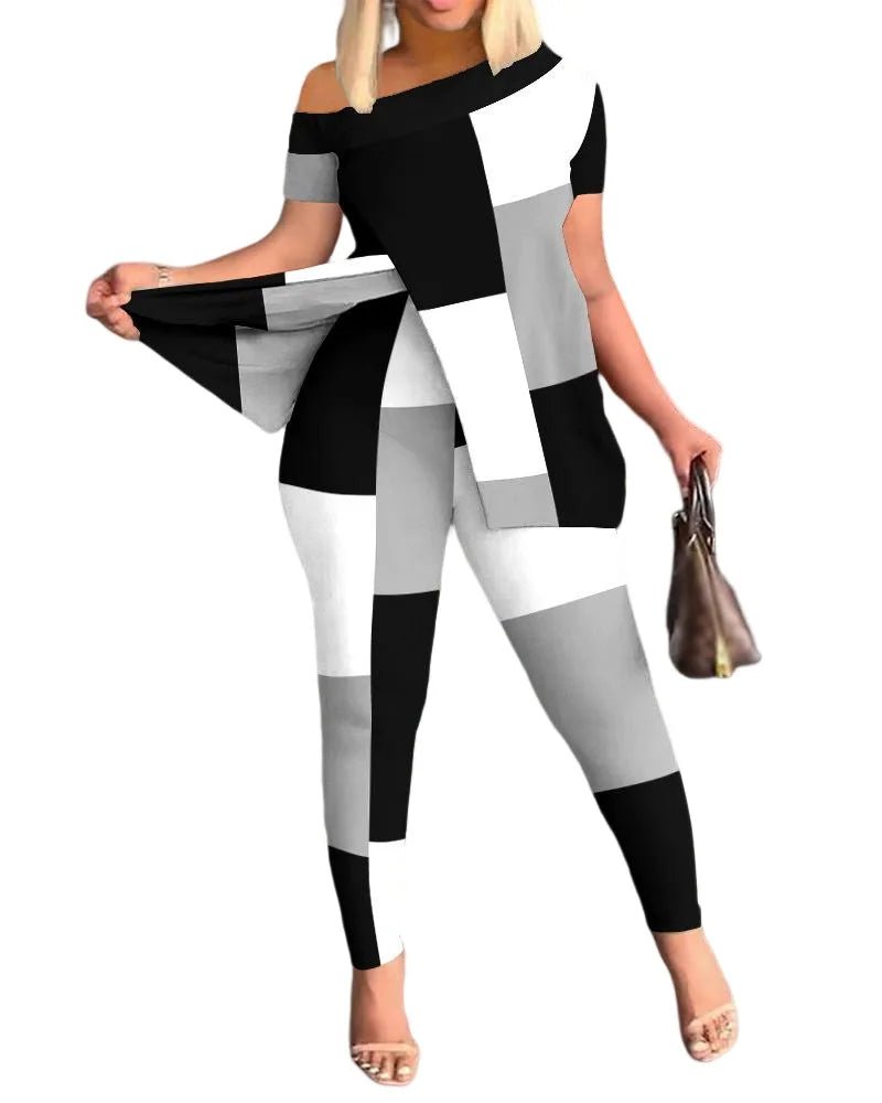 Spring Summer Printing Fashion New Suit 2 - piece set Women - MAGUSTA BEAUTY